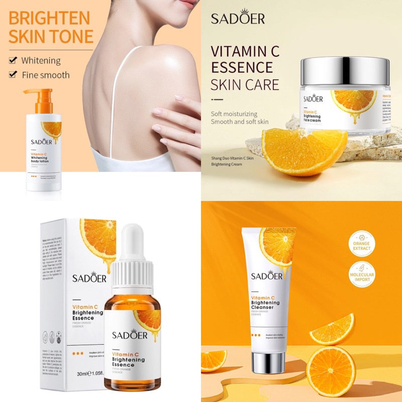 Sadoer 4in1 Vitamin C Skincare Set